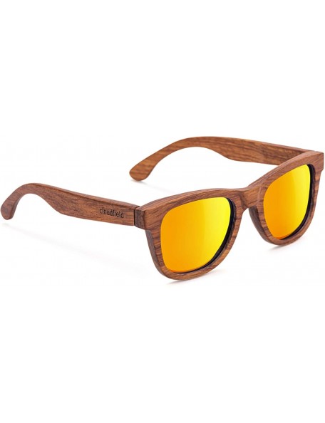 Aviator Wood Sunglasses Polarized for Men and Women - Bamboo Wooden Sunglasses Sunnies - Fishing Driving Golf - CD18WAC7YYU $...