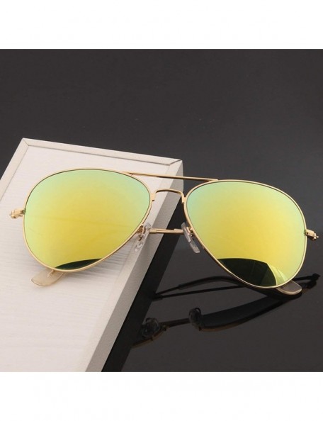 Square Design Men Aviation Sunglasses Classic Women Driving Alloy Frame Mirror Sun Glasses UV400 Gafas De Sol - CG199CDEY6A $...