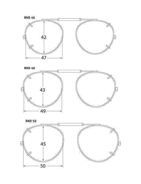 Round Visionaries Polarized Clip on Sunglasses - Round - Bronze Frame - 47 x 42 Eye - CL12MA21IKG $41.21