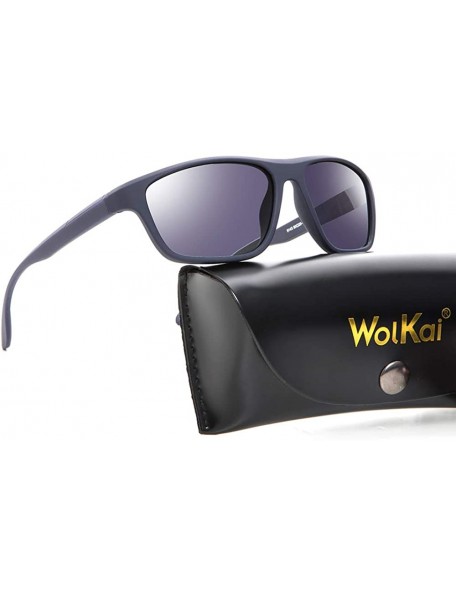 Sport Fashion Polarized Sunglasses for Men UV Protection TR90 frame Sport Vintage Driving Cycling Sun Glasses - CE18ZG9NTM6 $...
