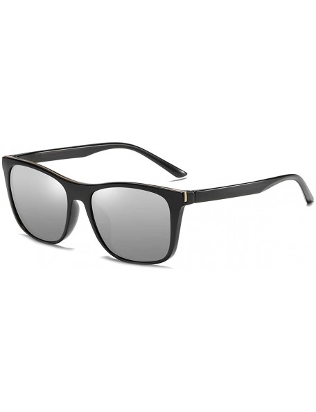 Goggle HD Polarized Sunglasses for Men and Women Matte Finish Sun Glasses Color Mirror Lens 100% UV Blocking - E - CW197AZ59I...