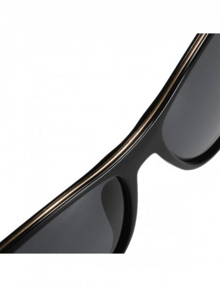 Goggle HD Polarized Sunglasses for Men and Women Matte Finish Sun Glasses Color Mirror Lens 100% UV Blocking - E - CW197AZ59I...