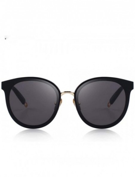 Cat Eye DESIGN Women Classic Fashion Cat Eye Sunglasses 100% UV Protection C01 Black - C06 Silver - CC18XDWO42I $12.31