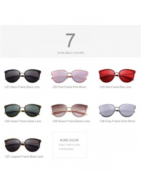 Cat Eye DESIGN Women Classic Fashion Cat Eye Sunglasses 100% UV Protection C01 Black - C06 Silver - CC18XDWO42I $12.31