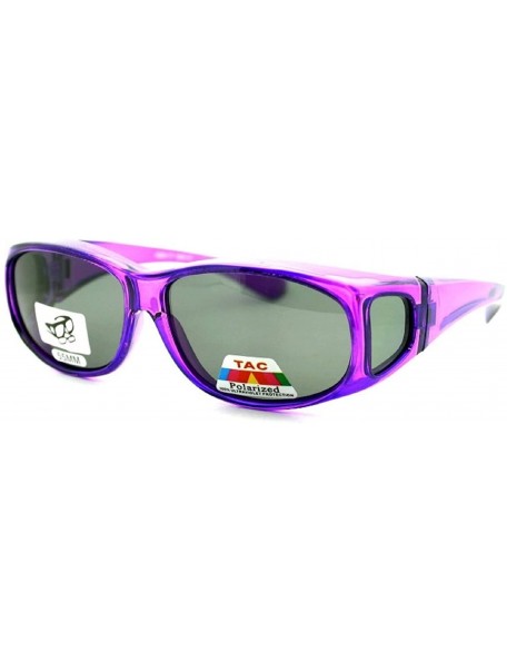 Goggle 2 Extra Small Polarized Fit Over Sunglasses Wear Over Eyeglasses - Pink / Purple - C812LMD5GE5 $20.23