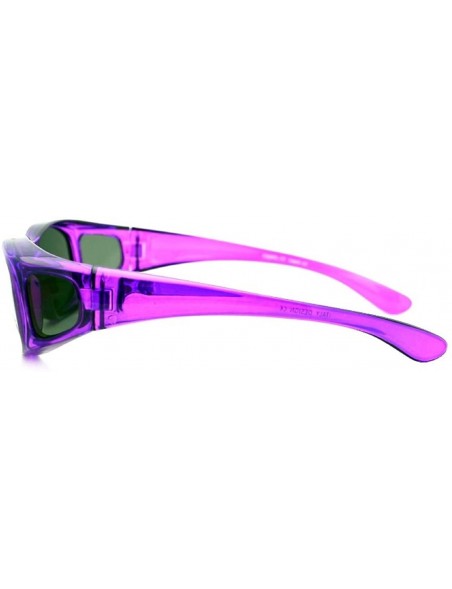 Goggle 2 Extra Small Polarized Fit Over Sunglasses Wear Over Eyeglasses - Pink / Purple - C812LMD5GE5 $20.23