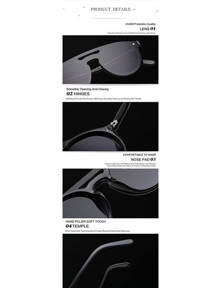 Goggle Luxury Flat Top Fashion Sunglasses Women Brand Designer Oversized Clear 998012Y - Gold - CF184T5RQMT $14.78