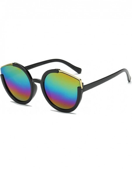 Sport Vintage style Sunglasses for Women metal Resin UV 400 Protection Sunglasses - Colorful - C218SAR54RE $13.80