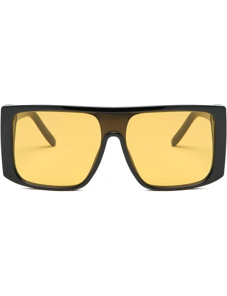 Sport Polarized Sunglasses Running Baseball Sunglasse - Black/Yellow - C218UKY28OX $46.01