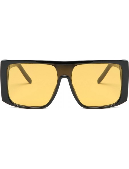 Sport Polarized Sunglasses Running Baseball Sunglasse - Black/Yellow - C218UKY28OX $46.01