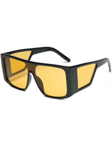 Sport Polarized Sunglasses Running Baseball Sunglasse - Black/Yellow - C218UKY28OX $46.01