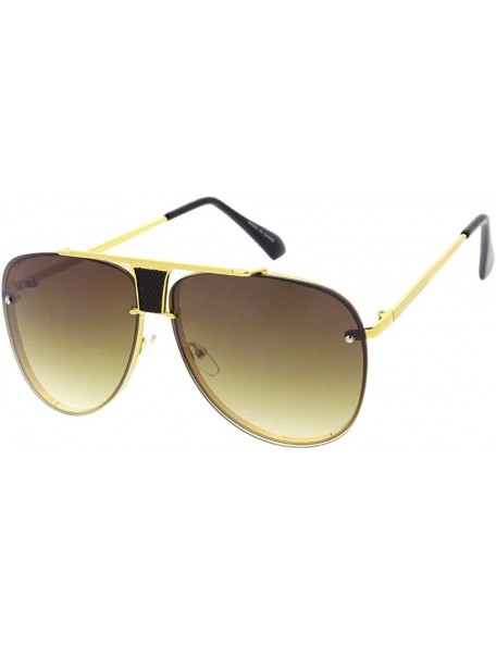 Aviator Fashion Classic Aviator M32 Sunglasses - Olive - CU18ASZU55M $11.38