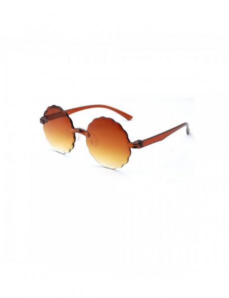 Rimless New Sunglasses Transparent Gradient Sunglasses Multicolor Party Favors Big Rimless Sunglasses INS HOT - Type 6 - CA19...
