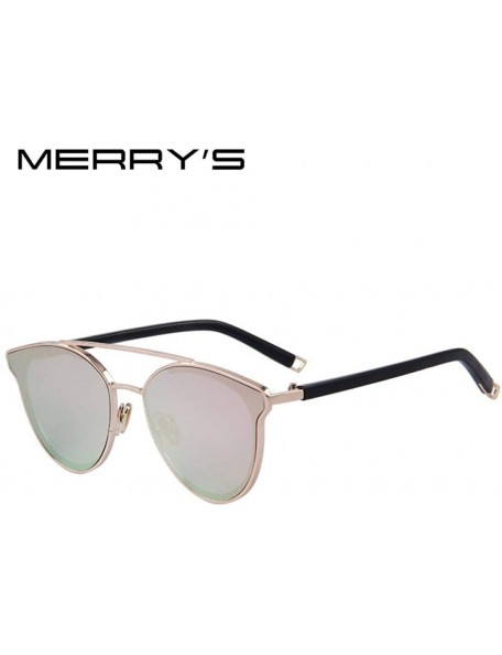 Cat Eye Women Fashion Cat Eye Sunglasses Classic Brand Designer Sunglasses C07 Silver - C02 Pink - CJ196R9CZU7 $16.88