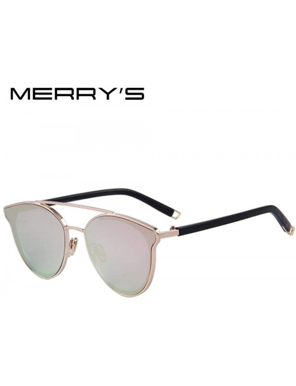 Cat Eye Women Fashion Cat Eye Sunglasses Classic Brand Designer Sunglasses C07 Silver - C02 Pink - CJ196R9CZU7 $16.88