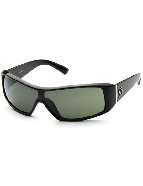 Aviator Mens Sport Outdoor Fishing Golf Baseball Fashion UV Protected Sunglasses - Black/Green - CZ11790EJEJ $9.72