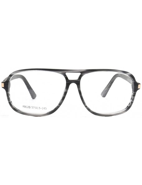 Aviator Unisex Lightweight Retro 80's Aviator Style Prescription Eyeglass Frames - Grey - C418O8Z90CX $15.85