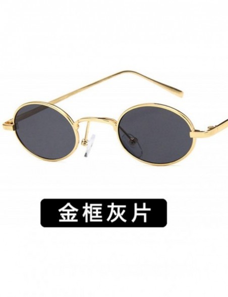 Round Fashion Round Retro Eye Classic Women Sunglasses Tinted Color Lens Small Metal Frame Hip Hop Sun Glasses - 6 - CS198ZW3...