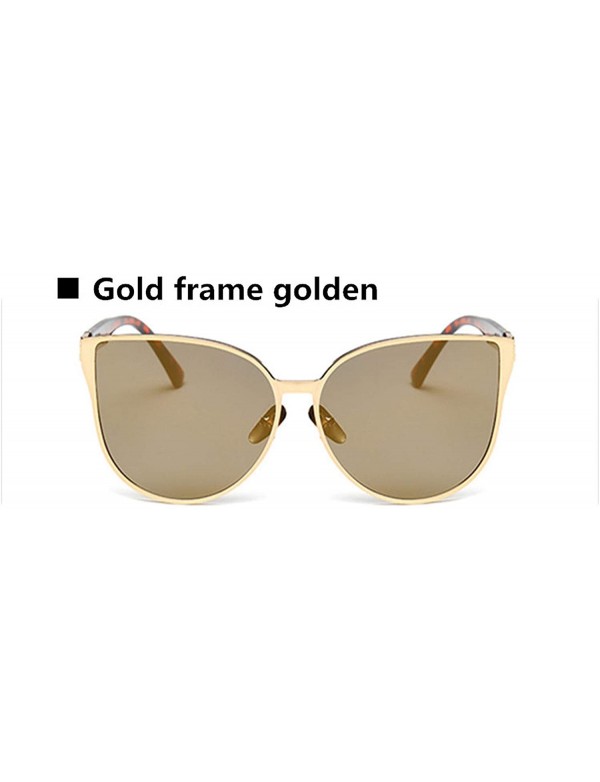 Cat Eye Oversize Cat Eye Sunglasses Women Fashion Summer Style Big Size Frame Mirror Sun Glasses Oculos UV400 - B4 - CA197A3U...