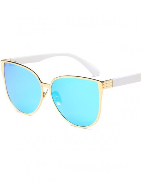 Cat Eye Oversize Cat Eye Sunglasses Women Fashion Summer Style Big Size Frame Mirror Sun Glasses Oculos UV400 - B4 - CA197A3U...