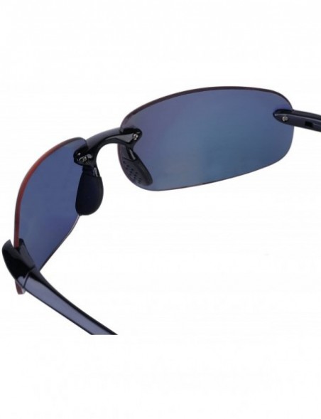 Wrap Pair Lovin Unisex Polarized Sunglasses - Open Road Blue - CT184ID359Y $52.89
