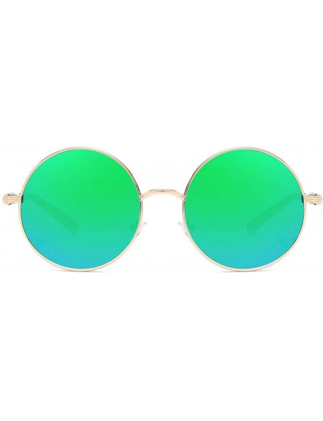 Wrap Ladies Glasses Retro Fashion Sunglasses anti-UV Non-Polarized Glasses - Green - C818AGWNSW9 $10.85