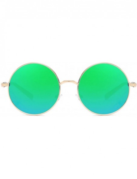 Wrap Ladies Glasses Retro Fashion Sunglasses anti-UV Non-Polarized Glasses - Green - C818AGWNSW9 $10.85