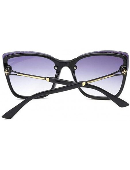 Aviator Fashion classic sunglasses - large frame sunglasses women's men's UV protection diamond sunglasses - A - CO18ROZOCS7 ...