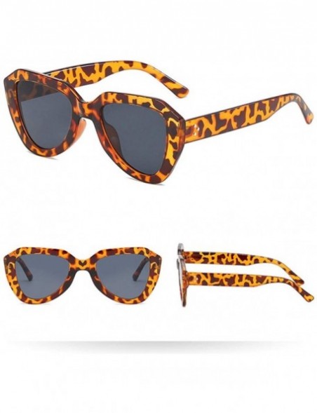 Goggle Men Sunglasses Women Sunglasses Irregular Sunglasses Vintage Retro Style - Brown - C218UNNYMWH $8.39
