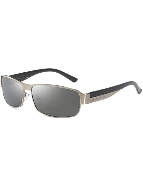 Aviator Polarized Lens Color Sunglasses Day And Night Driver Sunglasses Outdoor Riding Fishing Sunglasses - CA18X7NO2AQ $35.16