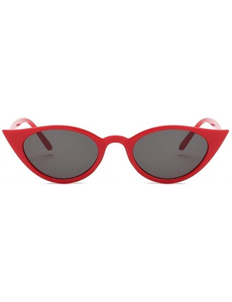 Round Cateye Women Sunglasses Classic Retro Vintage Oval Sunglasses For Women Eeywear UV400 - Brown - CY199QD4MN0 $8.37