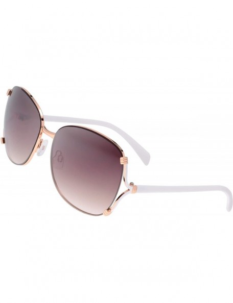 Oval Classic Crystal Elegant Women Beauty Design Sunglasses Gift Box - L122-gold - CL18M0TMXGN $17.21