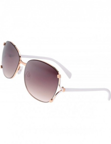 Oval Classic Crystal Elegant Women Beauty Design Sunglasses Gift Box - L122-gold - CL18M0TMXGN $17.21