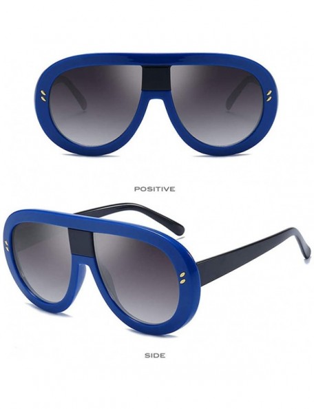 Sport Sunglasses Sport Eye Glasses Biking Eyewear Driver Eyeglasses - Blue - CT18QICGXRA $11.94