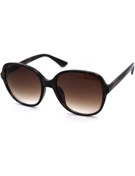 Butterfly Womens Classic 90s Plastic Minimal Butterfly Sunglasses - Tortoise Brown - CR18UL8IIMY $9.92