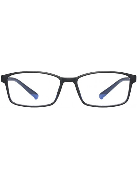 Square Unisex Full Frame Square Anti-Blue Light Reduce Eye Strain Glasses - Black - C7196STHHR7 $11.90