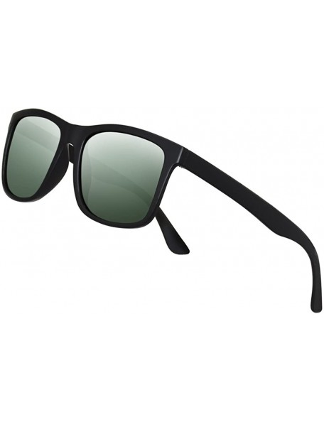 Aviator Polarized Sunglasses for Men TR90 Unbreakable Mens Sunglasses Driving Sun Glasses For Men/Women - CI18G3LR77H $12.46