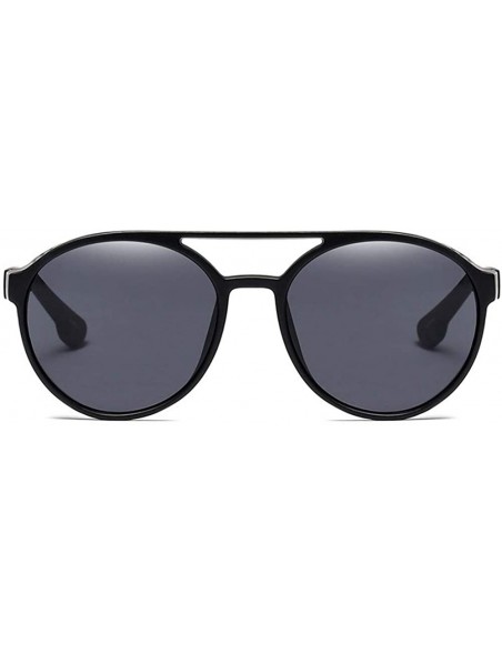 Goggle Steampunk Sunglasses Men Luxury Brand Designer Glasses Unisex Steam Goggles UV400 - C3 Black White - CI198O6DUXG $12.55