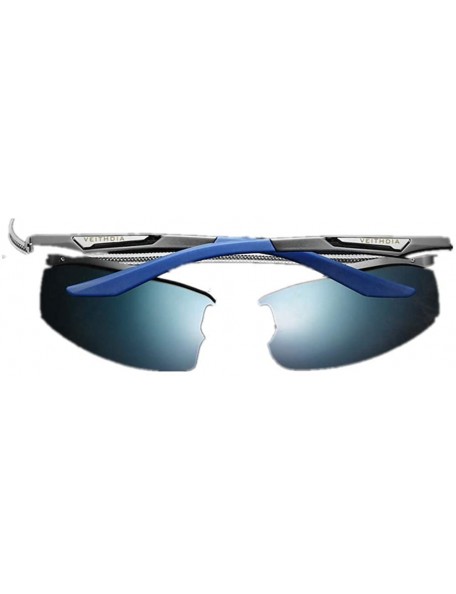 Oval Men's Aluminum Magnesium Color Film Polarized Sunglasses Sunglasses Fishing Driver Mirror 6562 - CV190T3I2H8 $36.65