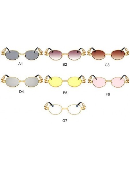 Semi-rimless Men Women Vintage Square Mirrored Sunglasses Eyewear Outdoor Sports UV Protection Glasses - B - CZ18OM5EK5L $12.80