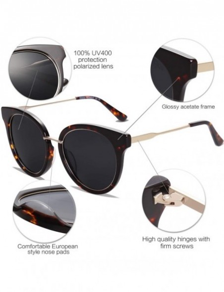 Sport Polarized Lens Round Mens Womens Sunglasses Metal Frame MOMENT SJ1110 - C4 Dark Tortoise Frame/Grey Lens - C718T5ITSO2 ...