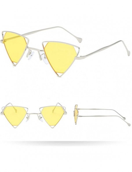 Wayfarer Fashion Man Women Irregular Shape Sunglasses Glasses Vintage Retro Style - G - C718TS2C96C $9.44