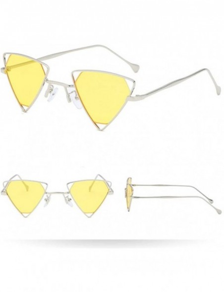 Wayfarer Fashion Man Women Irregular Shape Sunglasses Glasses Vintage Retro Style - G - C718TS2C96C $9.44