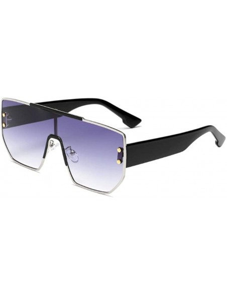 Goggle Windbreak Glasses Outdoor Sports Sunglasses Super Large Lens - Dual Gray Flakes - CD18XSZ363L $20.00