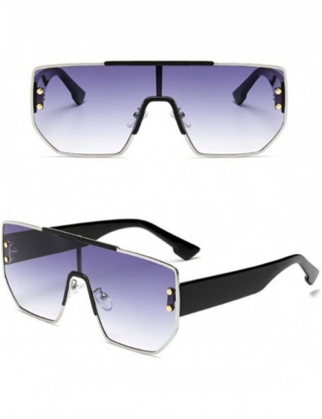 Goggle Windbreak Glasses Outdoor Sports Sunglasses Super Large Lens - Dual Gray Flakes - CD18XSZ363L $20.00
