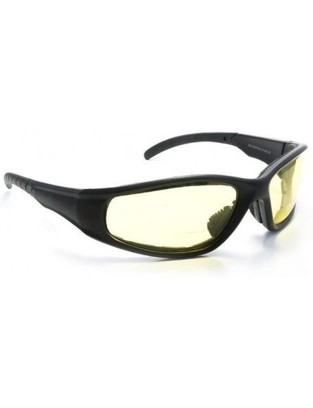 Wrap Sunglasses Motorcycle Wrap Around FLORIDA GLASSES - Yellow - CR180SKWY8Y $23.11
