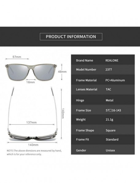 Rectangular Retro Polarized Sun- Rectangular Full-Frame Driving C6 - C9195A80IWA $27.85