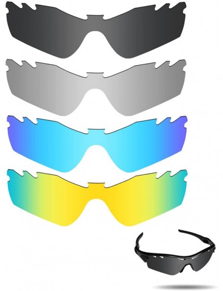 Butterfly Polarized Replacement Lenses for Oakley Radar Path Vented Sunglasses 4 Pairs Pack - C51864TY24C $38.47