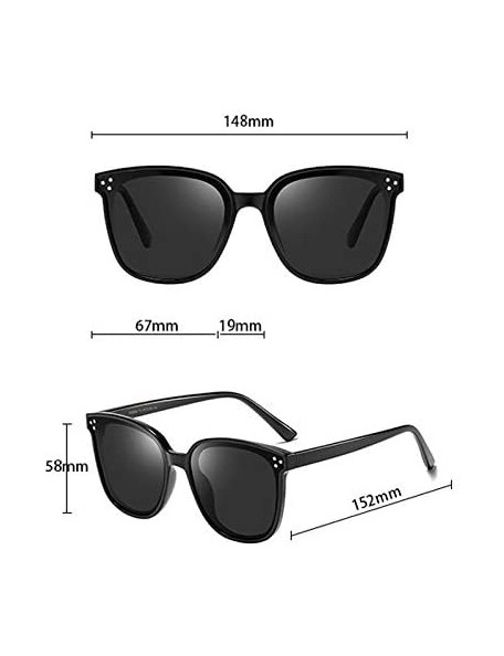 Oval Unisex Polarized Sunglasses Vintage Sun Glasses for Men Women Outdoor Activities Eyes Protection - Style2 - CA18RMSR533 ...