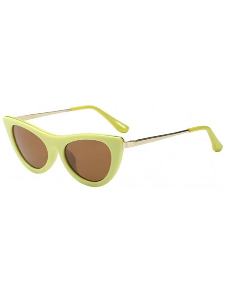 Wayfarer Classic Lenses High Level of Clarity Designer Sunglasses for Women Holiday - Yellow - C518G84I79I $11.20